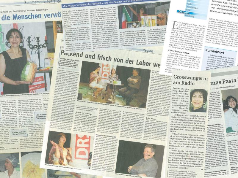 Vilmas Pasta Medienberichte Collage rz tiny